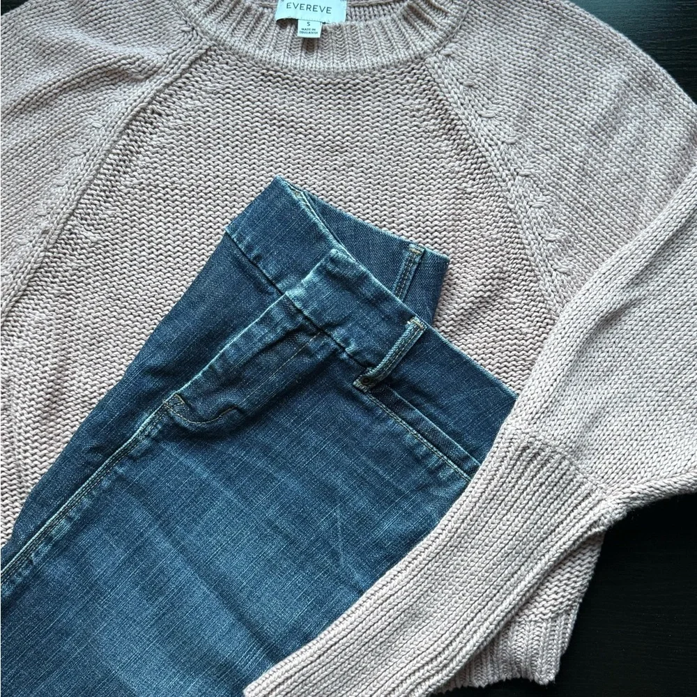Gap Stretch Denim Pencil Skirt Medium Wash Knee Length Classic Size 4 - Picture 7 of 7
